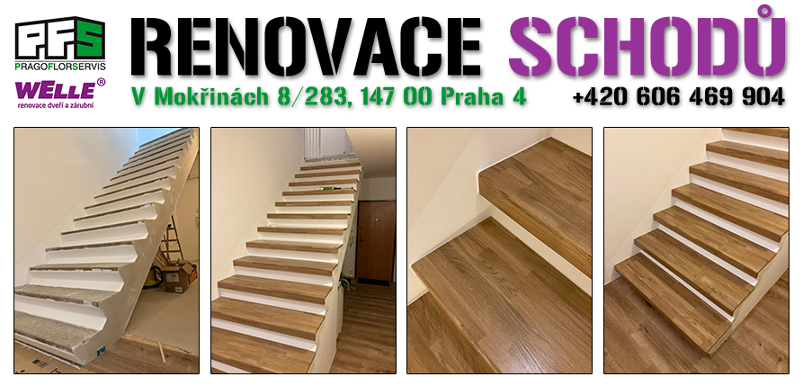 renovace schodů
